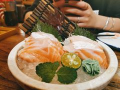 三文鱼刺身-桃太郎寿司料理(南坪店)