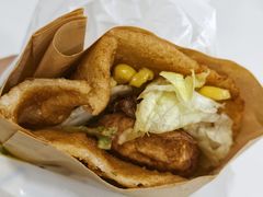 -小红车炸蛋葱油饼