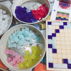 制作过程-瓦匠工社·马赛克·积木拼图·亲子手工DIY