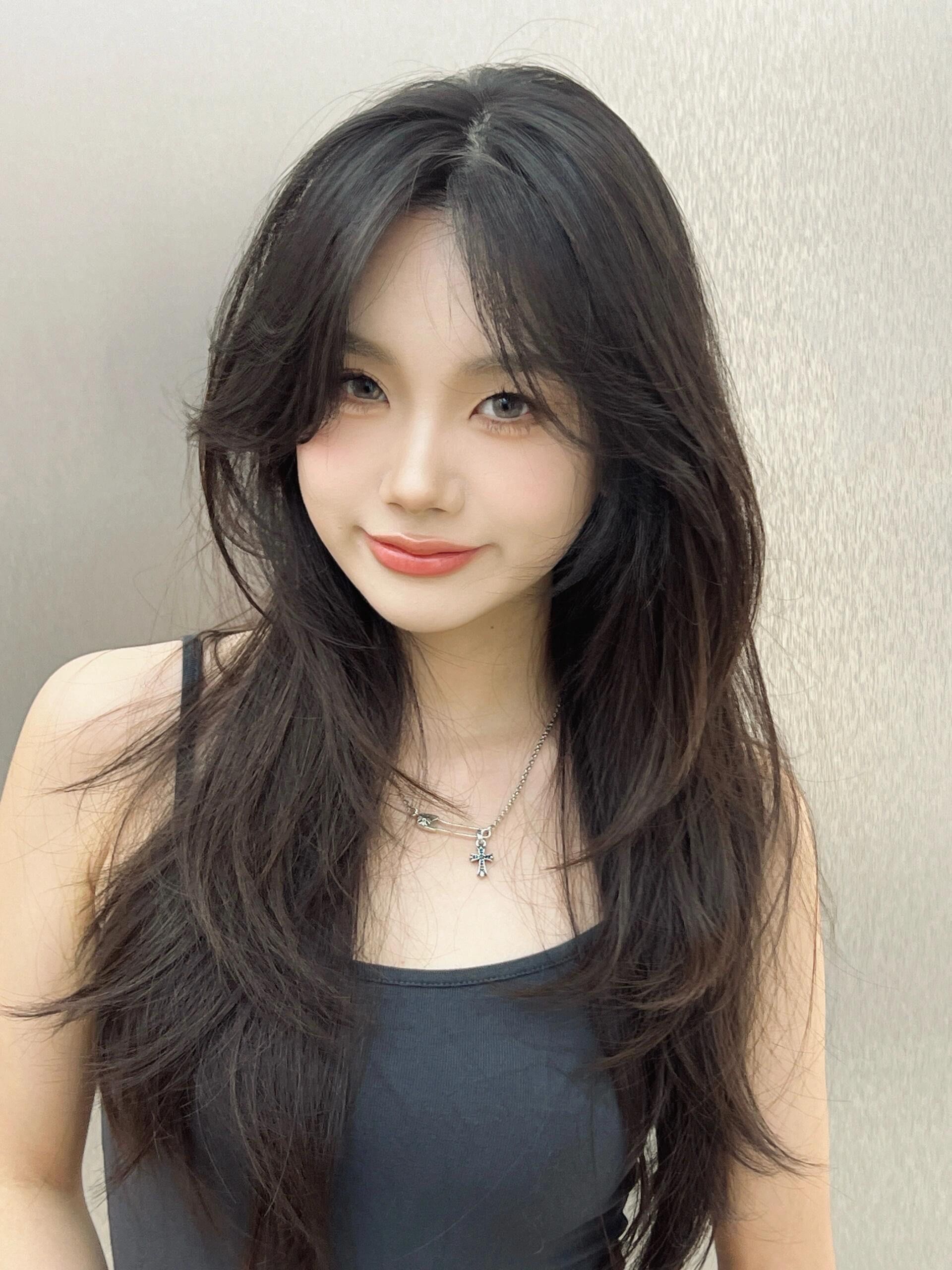 高层次八字刘海修颜耐看