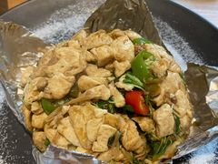 火焰豆腐包-朵朵开素食餐厅(后宰门街店)