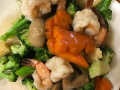 虾球西兰花-新海山海鲜餐馆