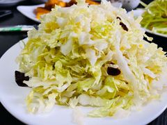 凉拌白菜心儿-玫瑰红烤羊排(北新桥三条店)