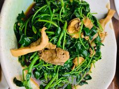 蚌肉金花菜-漫渡庄绿岛花园•隐世庭园菜(滨湖店)