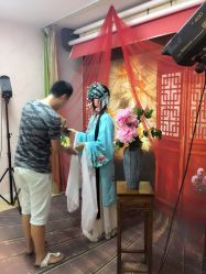 -后宫·古装汉服京剧儿童亲子全家福摄影