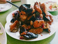焦糖茄子牛肉粒-桃子餐厅·天津菜(红星路直营店)