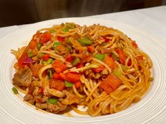 炒拉面-谷丽羊肉串·新疆鲜货烧烤馆·清真·夜宵(长沙首店)