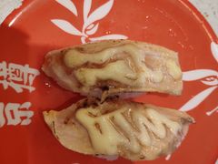 蛋黄酱火炙三文鱼-京樽回転寿司(奥林匹克店)