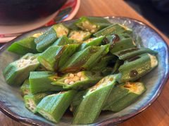 白灼秋葵-绿柠食堂(北外滩店)