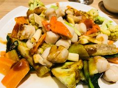 扇贝炒西兰花-Isla Sugbu Seafood City