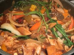 黑毛猪五花焖锅-猪啊牛呀羊啊铜盘烤肉(正大广场店)