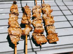 烤羔羊肉串-木屋烧烤(万德庄店)