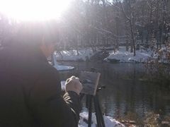 作画的人-水磨沟公园