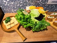 时令蔬菜拼盘-鲜潭蒸汽石锅鱼(五道口购物中心店)