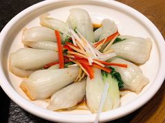 白灼奶白菜-小城粥道·海胆鲜虾粥(解放广场店)