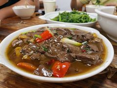 炒鸭血-忠记姜母鸭