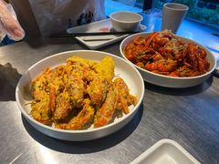 咸蛋黄焗虾-龙巢盱眙龙虾·牛蛙·烧烤宵夜(八卦岭店)