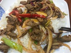 孜然牛肉盖浇饭-卡迷尔牛肉面(佳木斯路店)
