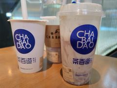 芋泥啵啵绿茶-茶百道(太原茂业天地店)