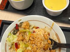宫保鸡丁盖饭-永和大王(蛙嫩紫苏香·军博店)