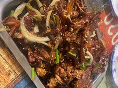 炒鸡架-勃利地摊·勃立小串烧烤