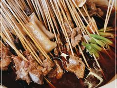 -拈签一笑黄牛肉辣卤串串
