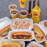 在杭州！！美式三明治🥪料好足。。。