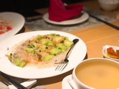 蒜蓉蒸丝瓜-老船坞餐厅(北京亚洲大酒店 )