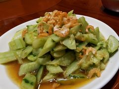 黄瓜拌金钩海米-晚归月亮湾私家菜(临邑路店)