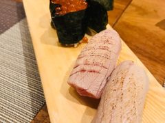 炙烤三文鱼腩手握寿司-森味花园·日本料理(伊藤洋华堂亚运村店)