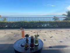 -日落吧·海景咖啡厅·餐酒吧·鸡尾酒·下午茶·乐队表演·浪漫夕阳·三亚文华东方酒店