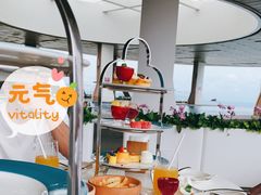 自助取餐区-海棠湾仁恒皇冠度假酒店-270°海景餐厅