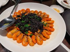 干菜蒸河虾-杭州西子湖四季酒店·金沙厅