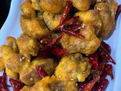 干煸羊排-齐海鱼圣深海石斑鱼火锅店(极地海洋世界店)