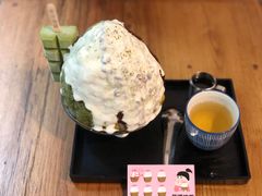 抹茶生乳かき氷-WONDER ICE 萬得冰田(建設路总店)