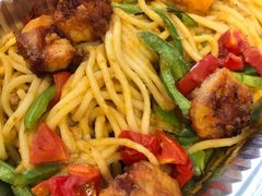 椰香咖喱鸡肉意面-达美乐比萨(朝阳路店)