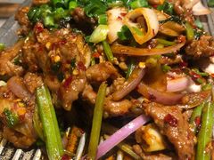 葱椒爆牛肉-绿茶餐厅(千岛湖银泰城店)