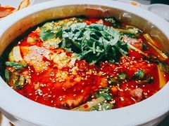 水煮牛肉-绿茶餐厅(南方商城店)