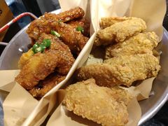 炸鸡翅一半一半-富乐满韩国正宗炸鸡韩国料理(虹泉路店)