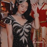 ‼️秒变盖茨比女孩！100年前的古董裙真香~