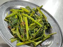 虾酱空心菜-黄亚华小食店(Jalan Alor)