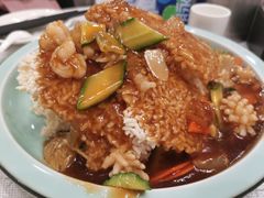 三鲜锅巴-月坛宾馆-聚仙楼餐厅