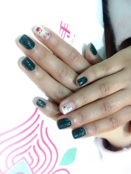 -孔雀手美甲美睫护理