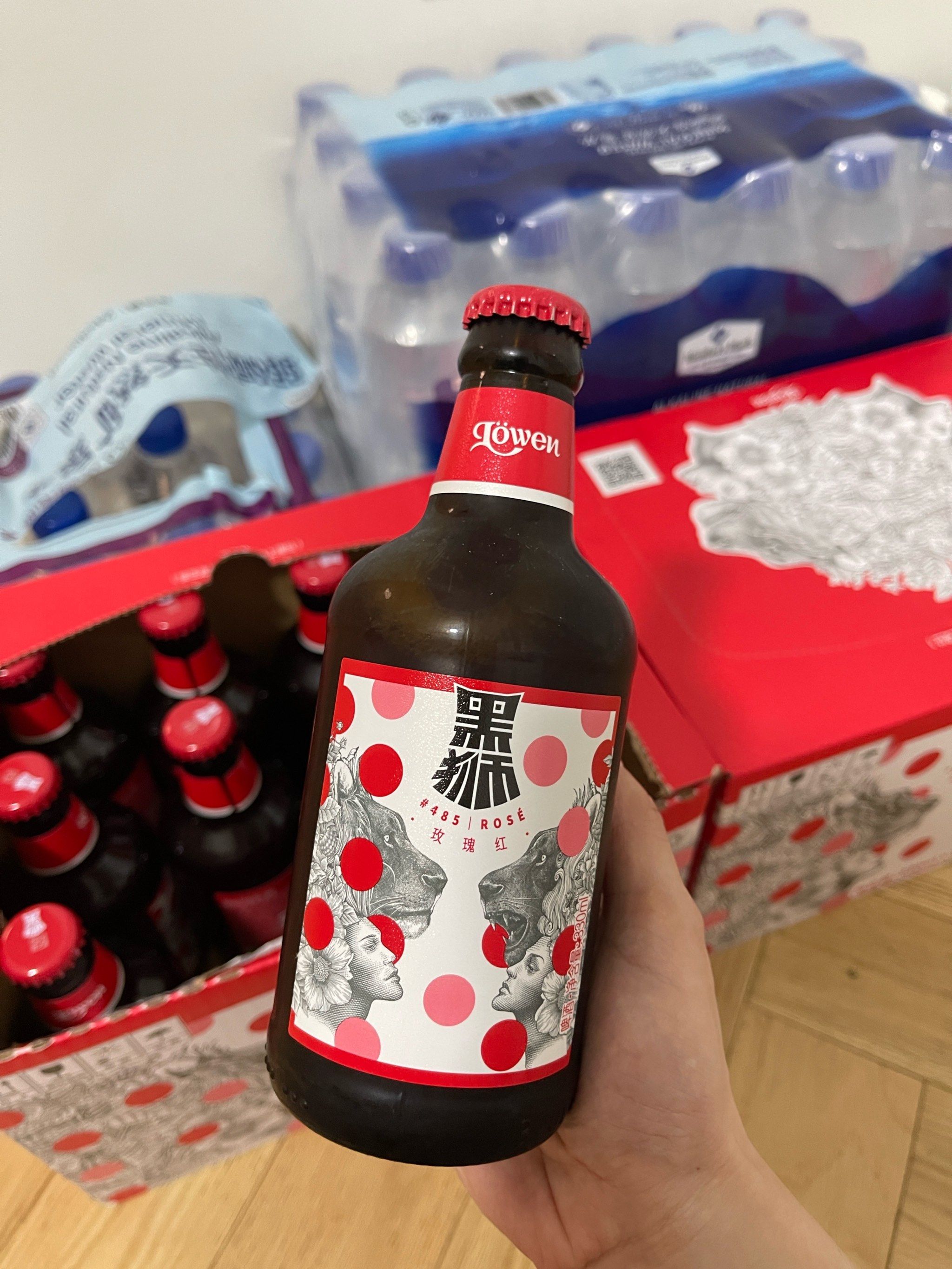 山姆啤酒 黑狮玫瑰红