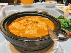 石锅海胆豆腐-谷语中餐厅