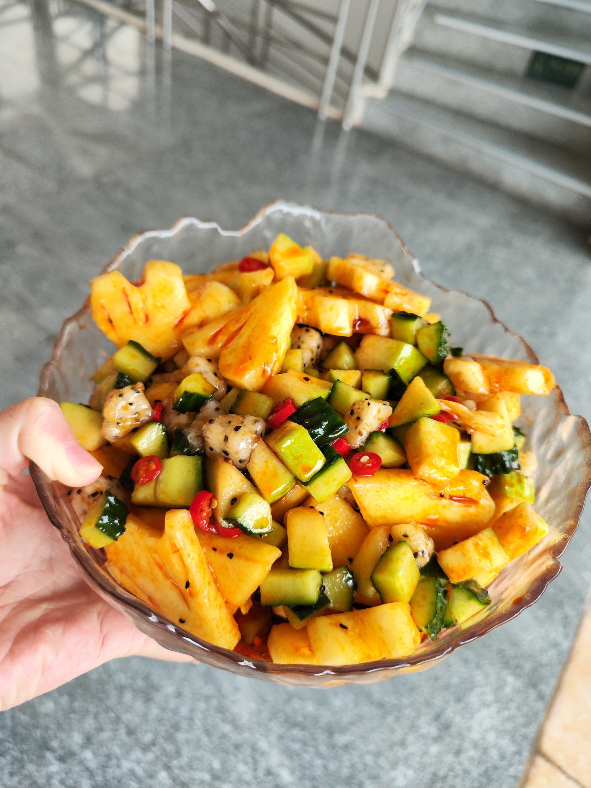 春日凉拌水果之泰式拌菠萝🍍