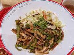 青椒肉丝拌面-面春山·传统老卤面(天隆寺店)