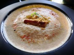 卡布奇诺蘑菇汤配牛肝菌-AZUL by FUEL蓝色·法式酒馆(琶醍店)