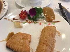 龙须海鲜卷拼三文鱼-阿一鲍鱼·20年匠心传承(天河北旗舰店)