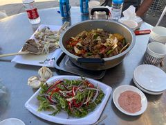 -炕锅羊肉土火锅面片大王